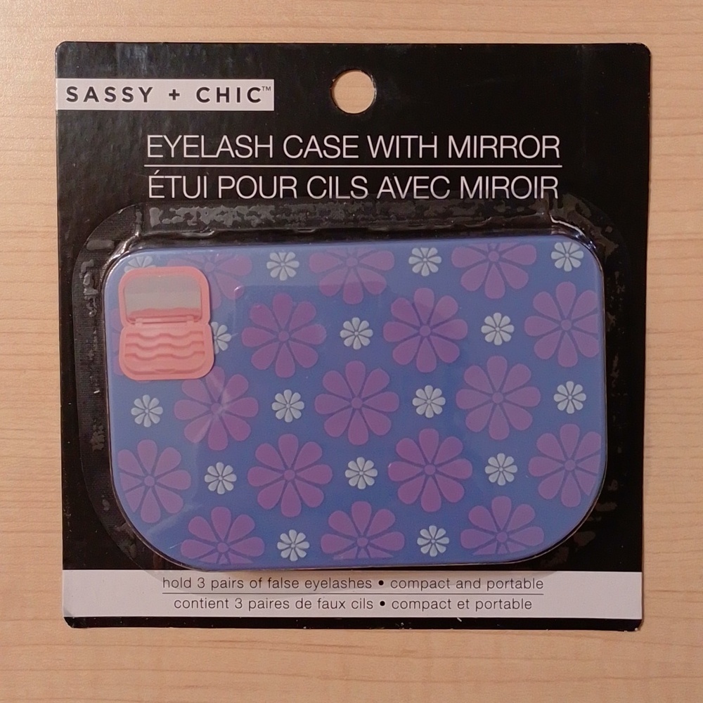 $5 False Eyelash Case with Mirror Travel Organization